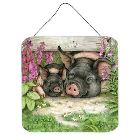 MICASA Pigs Under the Fence by Debbie Cook Wall or Door Hanging Prints MI252948